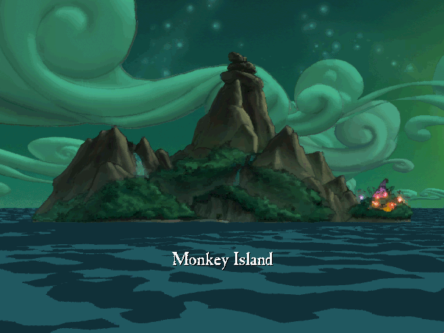 Monkey Island beach (MI3 game)